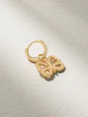 [Alison Lou] Alison Lou - Butterfly Streamer 14-karat Gold Single Earring - One size One size Gold
