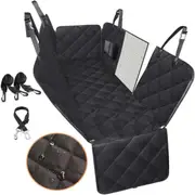 Premium Waterproof Pet Cat Dog Back Car Seat Cover Hammock NonSlip Protector Mat with Mesh Window