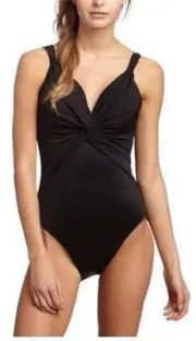 MIRACLESUIT PANDORA BLACK MIRACLE SWIMMERS SWIM SUIT 8-18 SWIMMING COSTUME