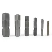 35685 Model 883 6-Piece Pipe Extractor Set, 1/8" to 1" Tough Steel Extractors...