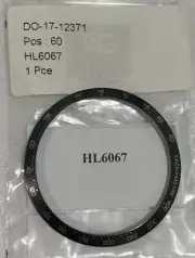 Tag Heuer Aluminum Ring Bezel Insert Grey Authentic Original For Carerra Chrono