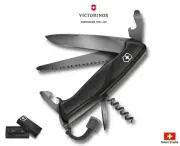 Victorinox Swiss Army Knife 130mm Ranger Grip 55 Onyx Black Gift Box 0.9563.C31P