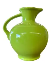 Fiesta - Chartreuse Green Carafe Homer Laughlin Ceramic Vase Pitcher Home Decor
