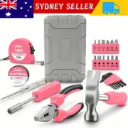 24 Pieces Household Tool kit Home Repair Tool Set Hardware Tools with Carry Box