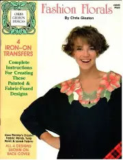 Fashion Florals Iron On Fabric Painting Transfers Patterns Designs Craft Book