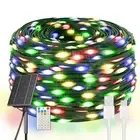 Solar Christmas Lights Outdoor Waterproof, 640 LED 210 Ft Solar String Lights...