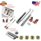 Full Extension Soft Close Drawer Slides - 6 Pairs, Ultra-Quiet and Sturdy Design