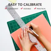 T Measuring Ruler Wire Gauge Ruler Double Scale Ruler Woodworking Line Ruler
