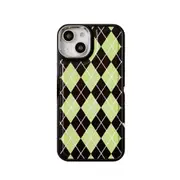 P32 Wind Rhomboid Smartphone Case Silicone Phone Cover for Iphone 14 Plus