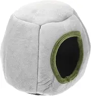 Sosoport Comfortable Guinea Pig Hideout Bed Soft Plush House Multi Function Hideaway for Pets Cozy Secure Resting Space Easy to Clean Machine Washable