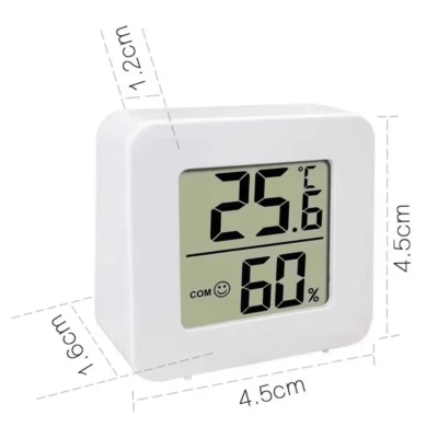 Mini LCD Digital Thermometer Hygrometer Indoor Room Temperature Humidity Meter S