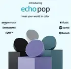 Amazon Echo Pop | Compact Smart Speaker with Alexa | Full Sound | Teal | $40