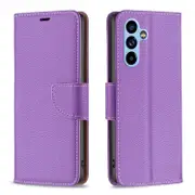 For Samsung Galaxy A54 5G Case, Lychee Texture PU Leather, Purple