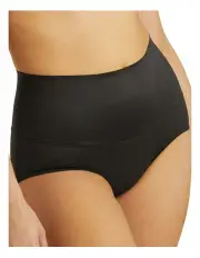 [Miraclesuit Shapewear] Comfy Curves Waistline Firm Control Brief in Black