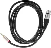 SUPVOX Mini XLR Female to TRS Plug Adapter Balanced Audio Cable for Condenser Microphones and Audio Devices Durable and Portable Seamless Connection for Use
