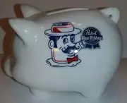 A Charming Pabst Blue Ribbon Piggy Bank