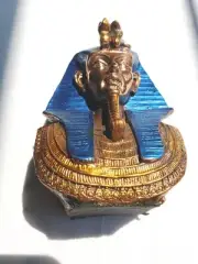 Golden Mask of King Tut Statue Egyptian Pharaoh Vulture Ancient Egyptian Collect