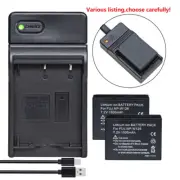 NP-W126 Battery or charger for Fujifilm X-A5 X-E2S X-M1 X-T10 X-T20 X-H1 X-T3