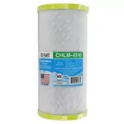 Neo-Pure CHLM-4510 9-7/8" x 4-1/2" Chloramine Carbon Block Filter 1 micron