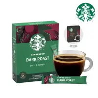 在飛比找momo購物網優惠-【STARBUCKS 星巴克】特選系列-深度烘焙即溶黑咖啡2