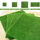 Green Grass Mat Green Turf Fake Sod Washable Home Floor Decor