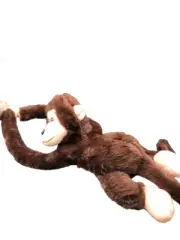 Brown Screeching Monkey Plush Toy Cute with Sound