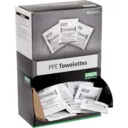 Safety 697383 Respirator Towelettes, 7-1/4" x 5", 100/Box