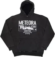 [Linkin Park] Unisex Adult Meteora Wall Art Stone Wash Pull Over Hoodie