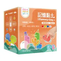 在飛比找蝦皮商城優惠-【mamayo】無毒記憶黏土四色補充盒(100g/色)台灣製