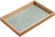 Embossed Tray,Fruit and Snack Trays - Begonia Embossed Tray with Crabapple Pattern for Kitchen Countertop Home Decor for Table
