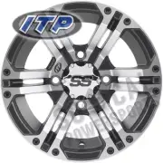 ITP SS212 Wheel 12x7 4/156 Mach w/Blk 4+3 Ranger 500 4x4 EFI Midsize (2011-2013)