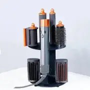 Curling Iron Holder Attachments Compatible with Dyson Airwrap Organizer Stand on Desktop, Hair Wrap Storage Rack Accessories Wall Mounted for home