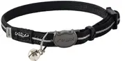 Rogz Alleycat Safeloc Cat Collar Black XSmall