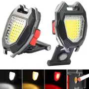 Keychain Work Light Flashlights Portable Rechargeable with Magnet Base 7 Modes