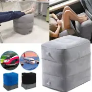 Inflatable Foot Rest Pillow Kids Travel Airplane Bed Air Footrest for Car Train