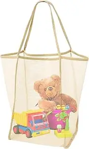 ☘☘: Beach Tote Bag - Toy Storage Bag, Mesh Transparent Breathable Foldable Tote for Vacation, Beach, Outdoor, Travel, Water Park