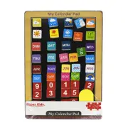 Kaper Kidz 17.5cm Magnetic Chalk Board 3y+ Wooden Pad Season/Calendar Toddler