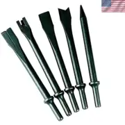 Professional Grade Chisel Bit Kit for 114GQC Air Hammer - 5 Essential Tools