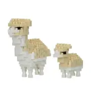 NEW NANOBLOCK Alpaca & Baby - Building Blocks Nanoblocks Nano NBC-300