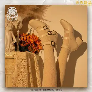摩多modo祈禱詩原創lolita鞋高跟三扣鞋瑪麗珍女鞋優雅