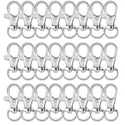 Metal Swivel Clasps Lanyard Snap Hook - 120pcs Lobster Claw Clasp for Keychai...