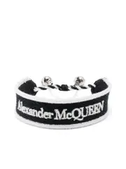 Alexander Mcqueen Logoembroidered Bracelet