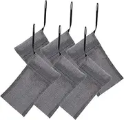 KAILIKETIY Exfoliating Soap Pouch 6 Pack Foaming Mesh Bags for Handmade Soap Face Body Hanger Loop