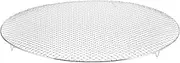 uxcell Round Cooking Rack 23.6-inch Stainless Steel Cross Wire Barbecue Grill Net with 20mm Legs for Cooking Baking Steaming BBQ