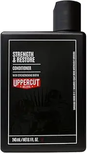 Uppercut Deluxe Strength and Restore Conditioner, Mens Hair Conditioner with Biotin and Caffeine to Help Promote Healthy Hair Growth, Mens Moisturising Conditioner 240ml