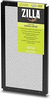 ZILLA Reptile Terrarium Covers Fresh Air Screen, 16" x 8", Black (100111479)