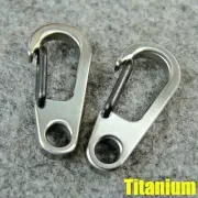 Titanium Snap Spring Hooks 26mm Carabine Snap Clasp For Keychains Crafts