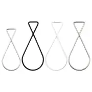 Sturdy Steel Ceiling Hook Clips Pack of 30 for Home or Office Use