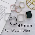 Thin-Fit Aluminum Cover for Apple Watch Ultra 49mm Case Frame Bumper Metal Shell