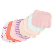 Baby Face Washers Hand Towels Cotton Wipe Wash Cloth 8pcs/Pack W4D43088